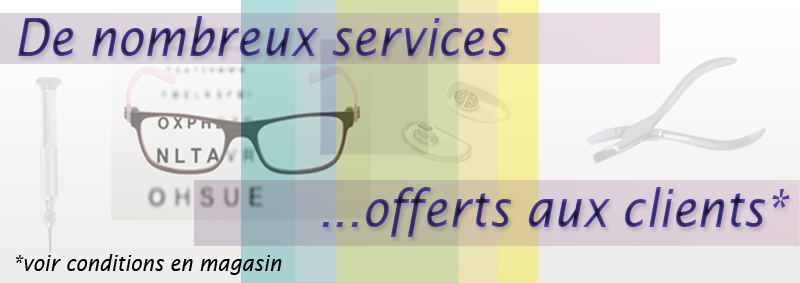 de nombreux services offferts aux clients